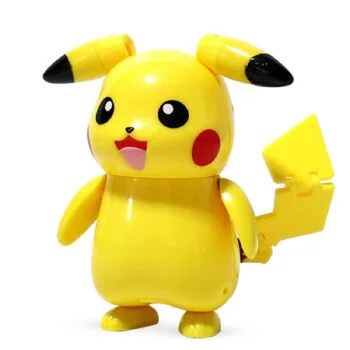 Genuíno Pokemon Pikachu A Figura De Ação Elf Bola De Modelo De Anime Pocket Monster Deformação Pokeball Kawaii As Crianças Coletar Brinquedo De Presente 1