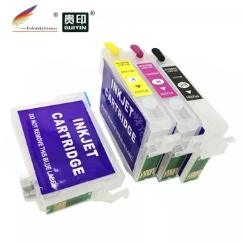 (RCE1241) recarga de cartucho de tinta para Epson T1241-1244 T124 T 124 Caneta NX125 NX420 BKCMY (com ARCO chip)