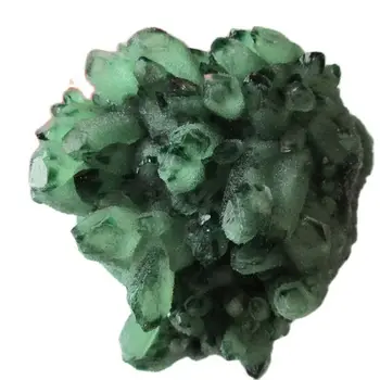 Natural Único Verde Cristal Cluster Esquelético De Quartzo Ponto Varinha Mineral Cura De Cristal Druse Vug Amostra